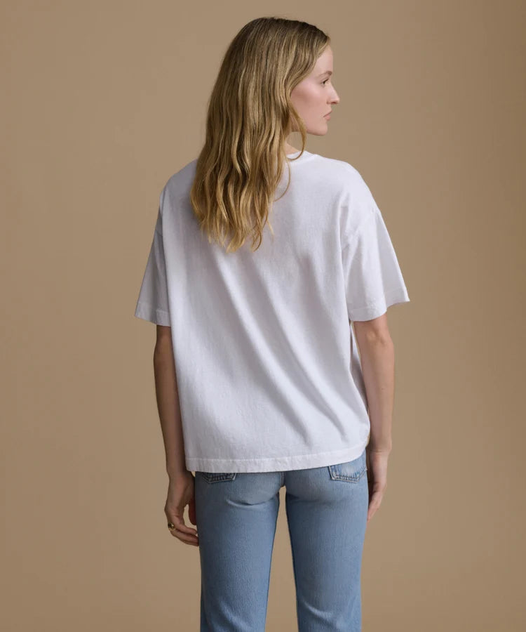 VINTAGE POCKET TEE - WHITE