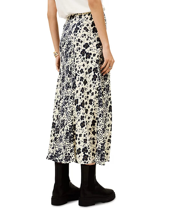 MAELYS MIDI SKIRT - OFF WHITE