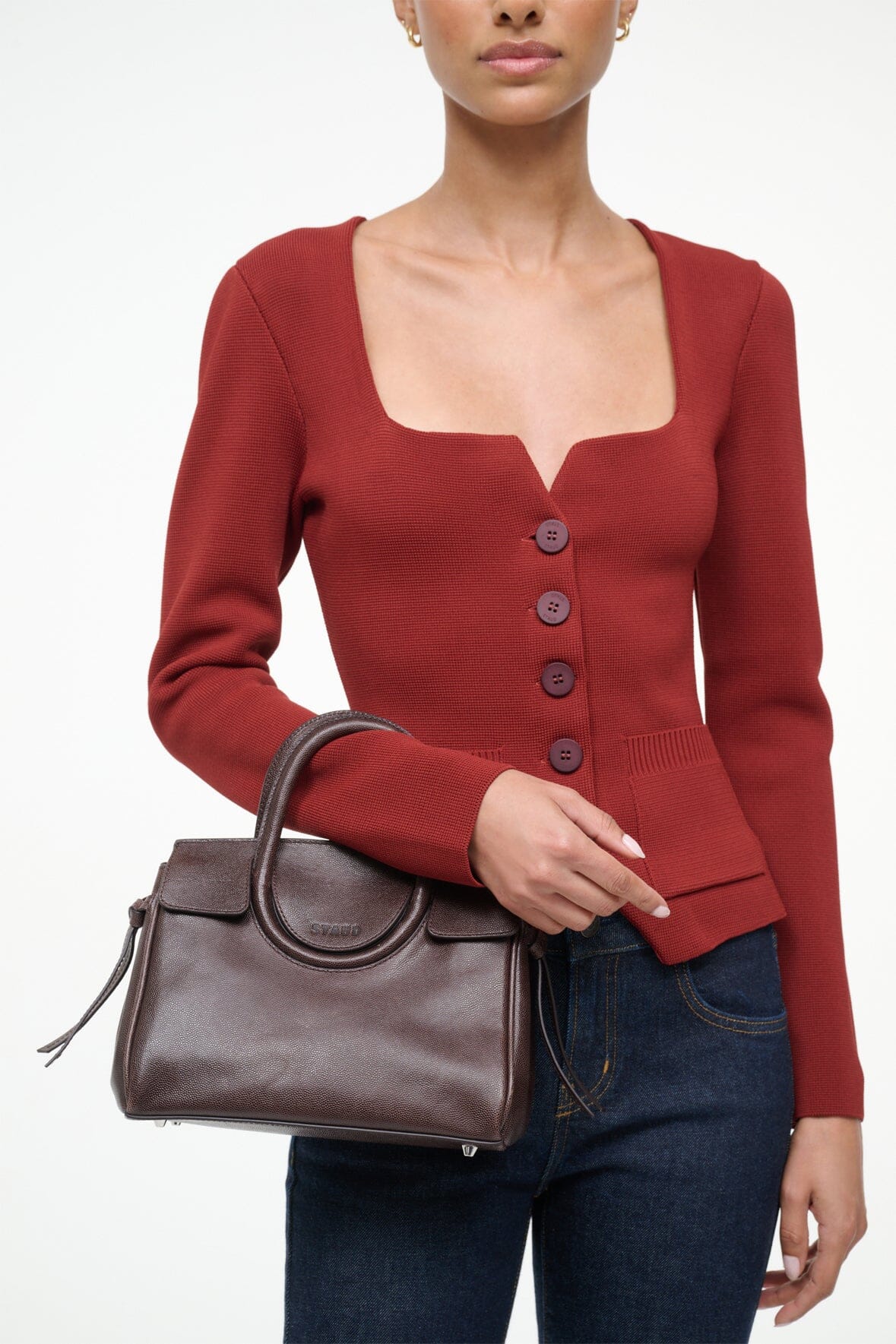 MAUDE MINI CARRYALL - ESPRESSO
