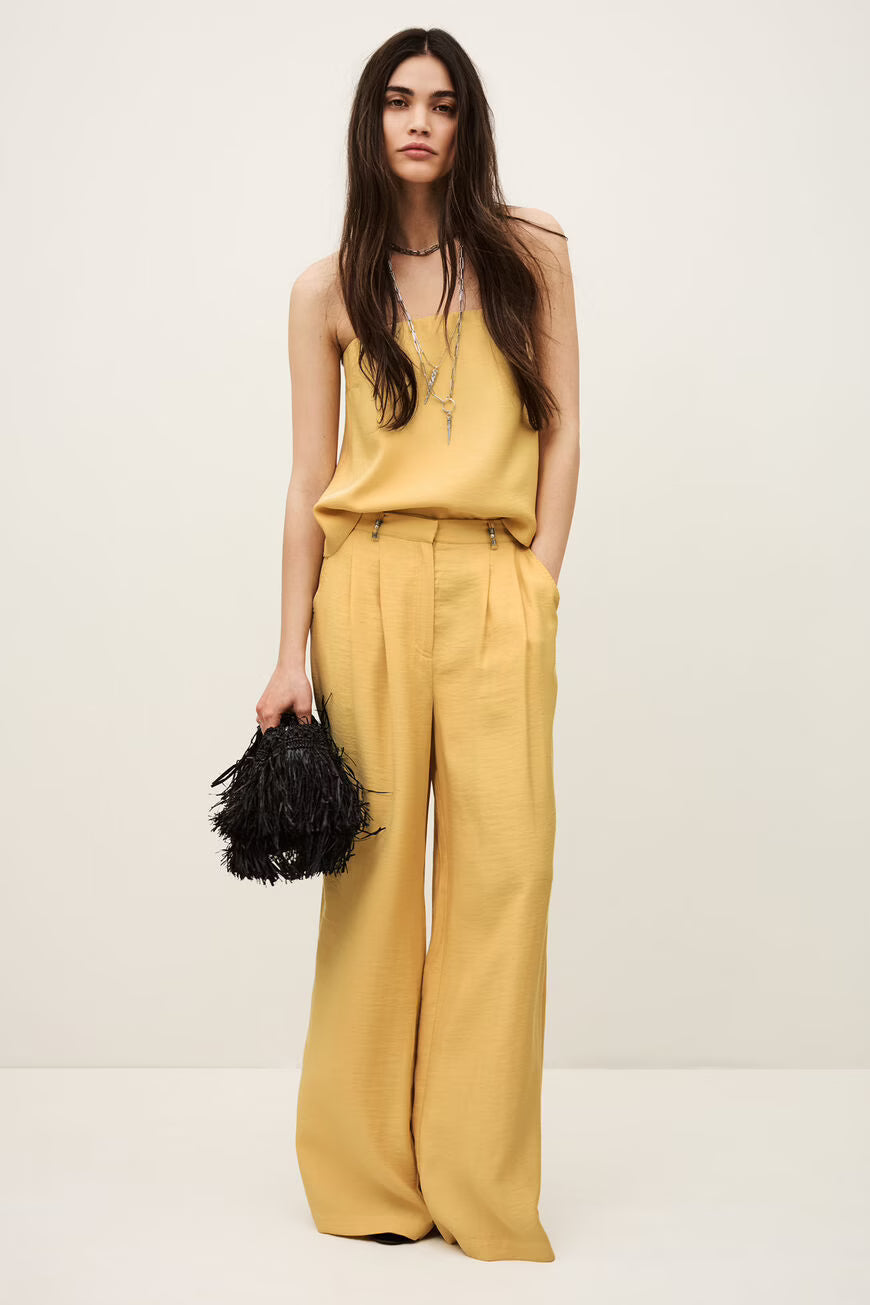 DEBORAH STRAPLESS BUSTIER TOP - PAILLE