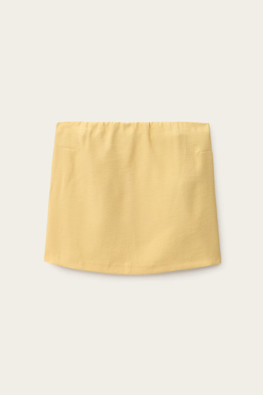 DEBORAH STRAPLESS BUSTIER TOP - PAILLE