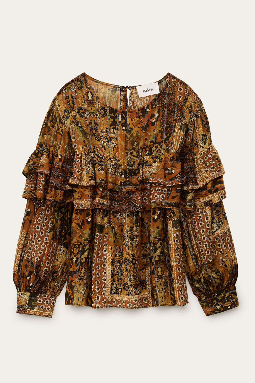 PIXIE - ROUND NECK BLOUSE