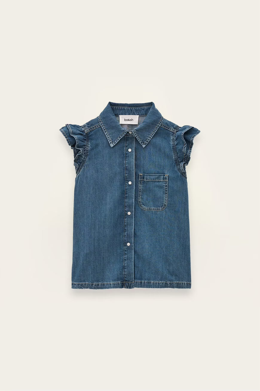 DENIM SHIRT YOYO - BLUE JEAN WASH