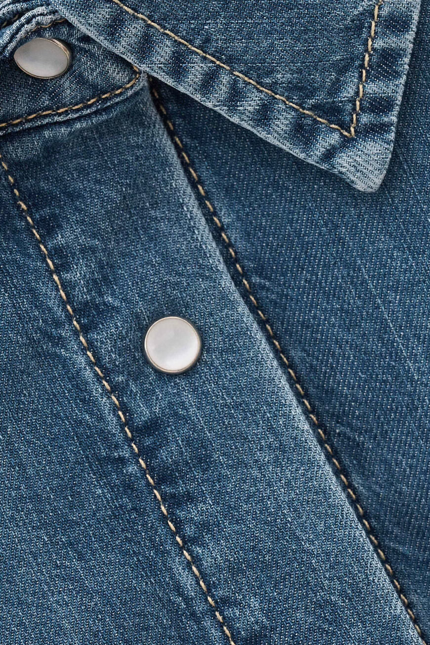 DENIM SHIRT YOYO - BLUE JEAN WASH