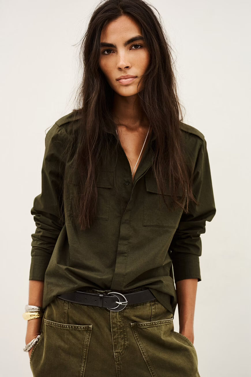 PALANI COTTON SHIRT - GREEN