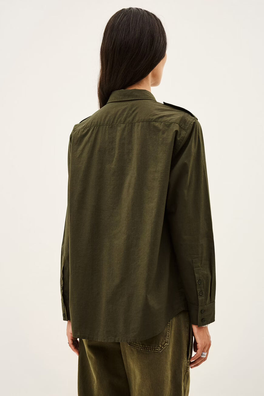 PALANI COTTON SHIRT - GREEN
