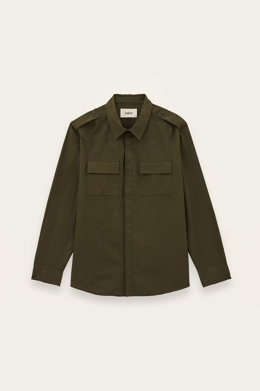 PALANI COTTON SHIRT - GREEN