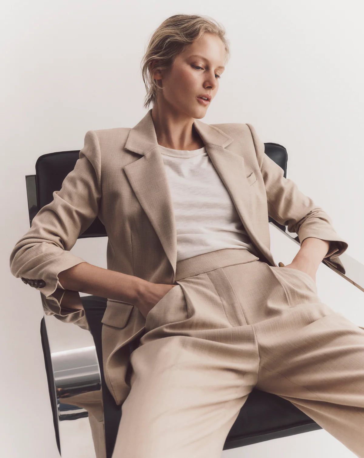 BATTISTA DICKEY JACKET - STONE KHAKI