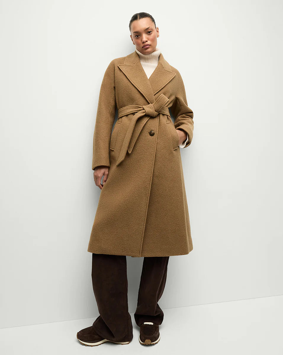 VALENTINA SHEARLING SNEAKER - ESPRESSO
