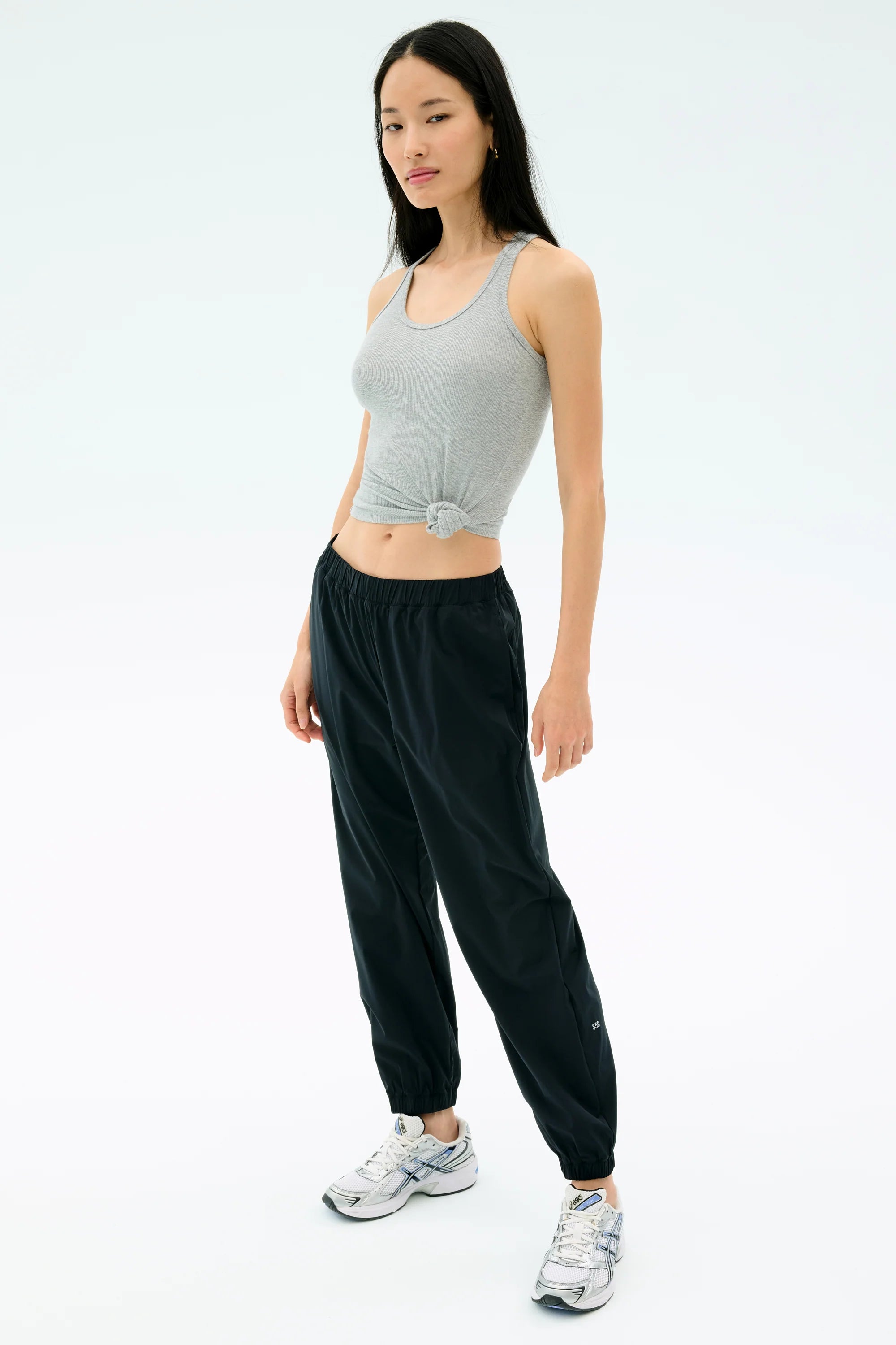 ASHBY RIB TANK - LIGHT HEATHER GREY