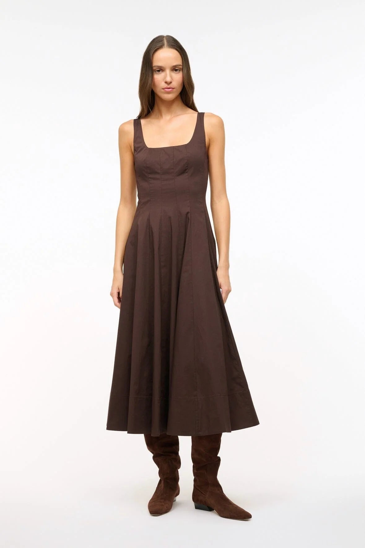 WELLS DRESS - EARTH