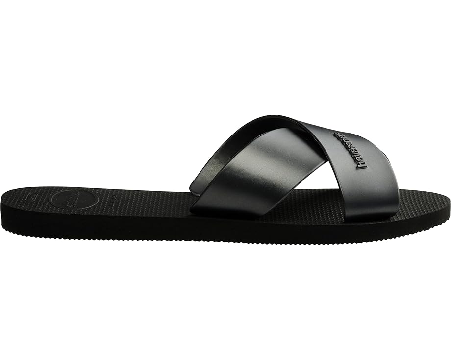 AQUA METALLIC SANDAL - BLACK