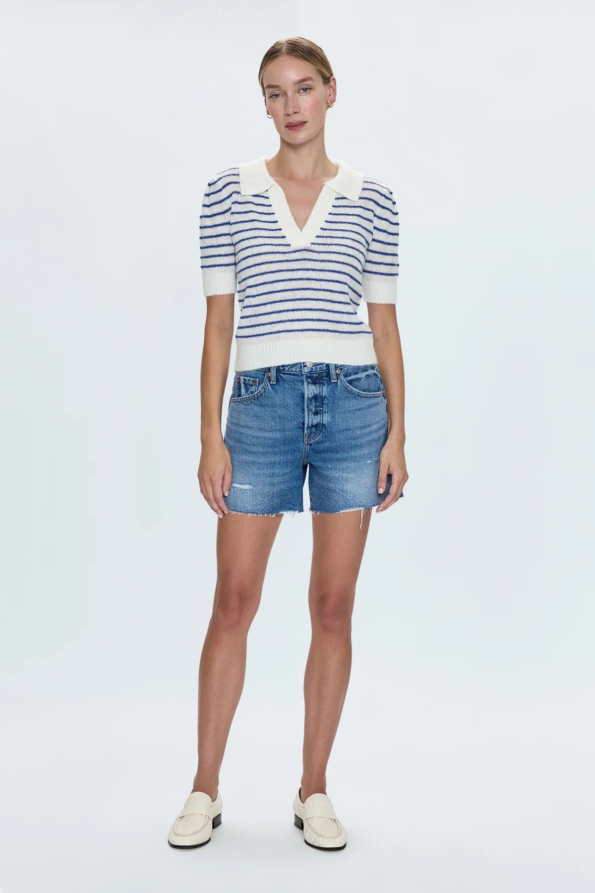 ANDIE HIGH RISE VINTAGE CUT OFF SHORT - THESIS DISTRESSED