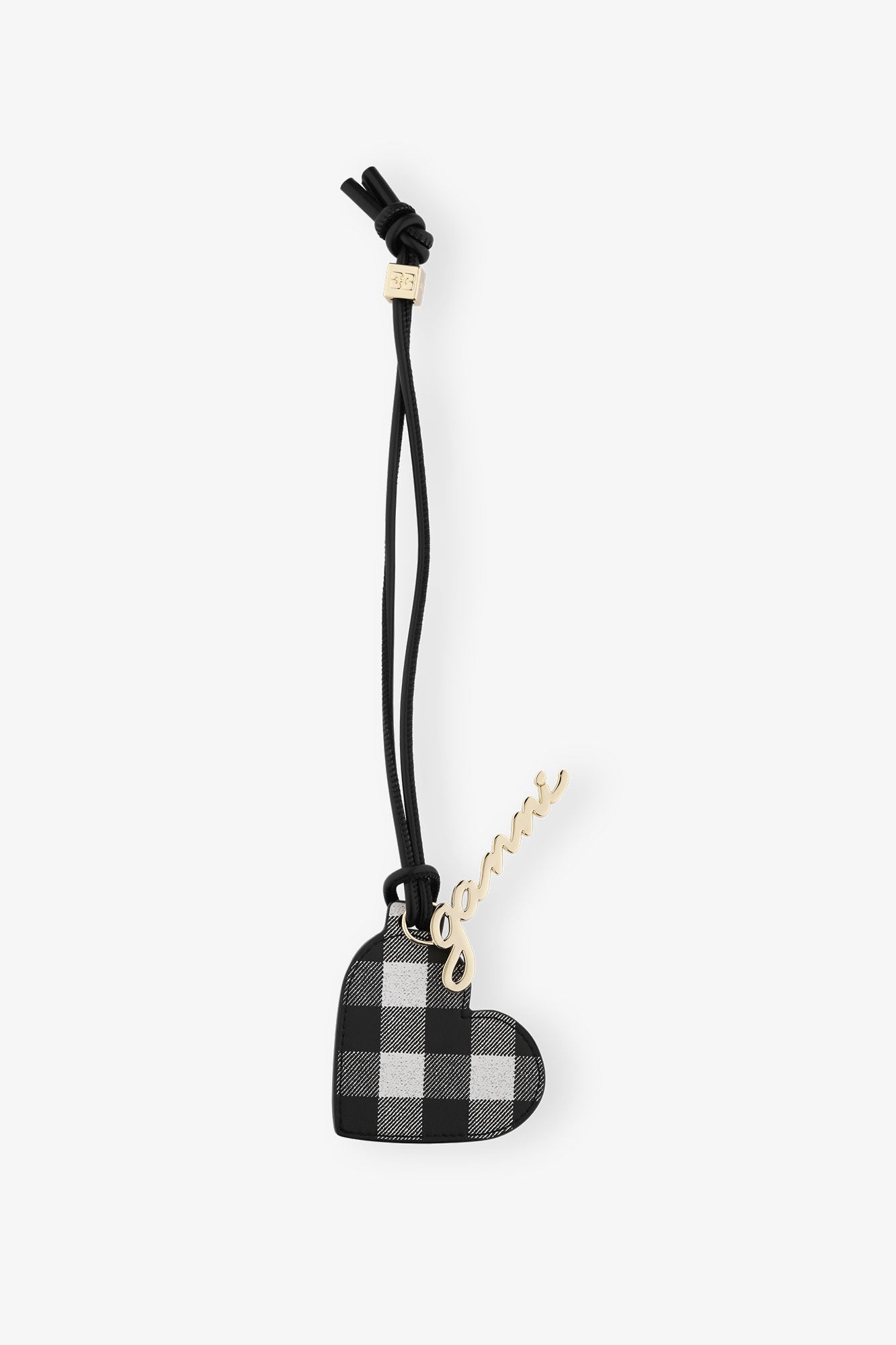 GANNI BOU HEART MIRROR - BLACK