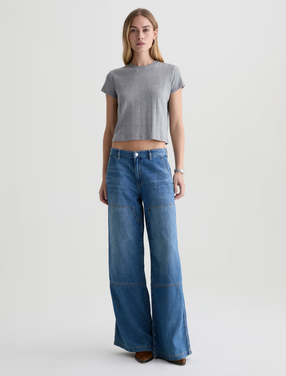 STELLA JEAN - LINEN LOW SLUNG PALAZZO - GALAXY