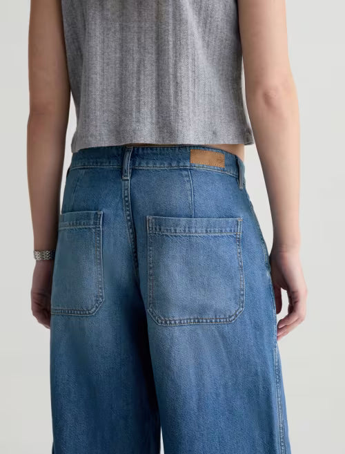 STELLA JEAN - LINEN LOW SLUNG PALAZZO - GALAXY