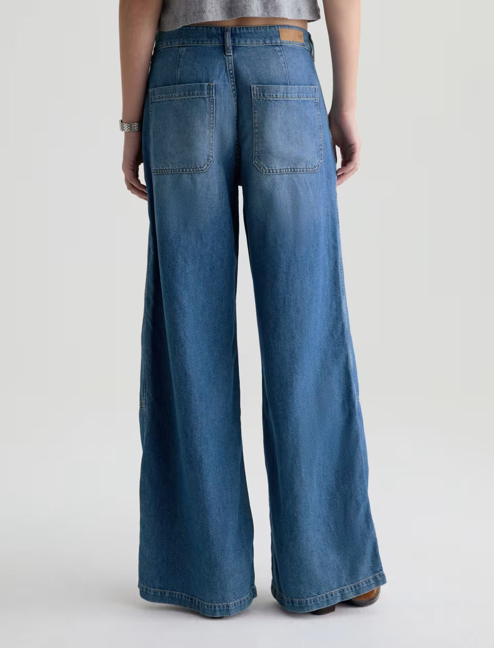 STELLA JEAN - LINEN LOW SLUNG PALAZZO - GALAXY