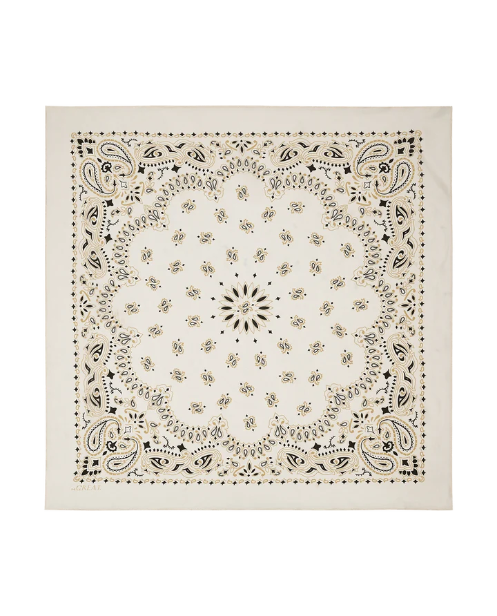 THE SILK BANDANA - CREAM