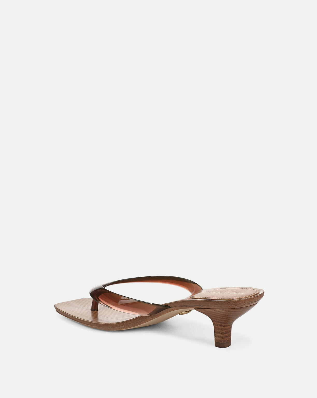 CLEA JELLY KITTEN-HEEL SANDAL - HAZELWOOD