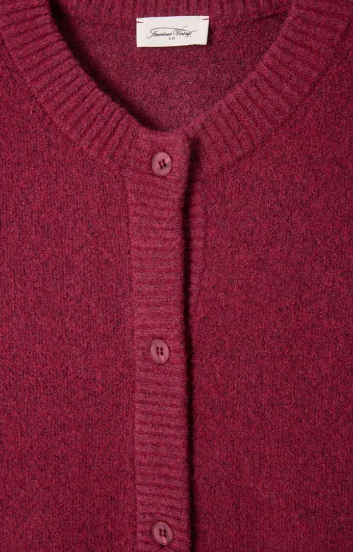 WOMEN'S CARDIGAN DAMSVILLE - MOTTLED GRAPE