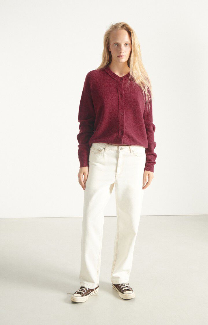 WOMEN'S CARDIGAN DAMSVILLE - MOTTLED GRAPE