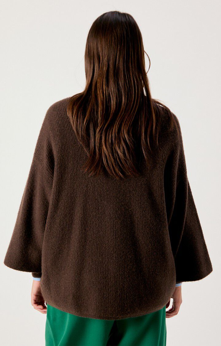 WOMEN'S CARDIGAN DAMSVILLE - MELANGE BROWN