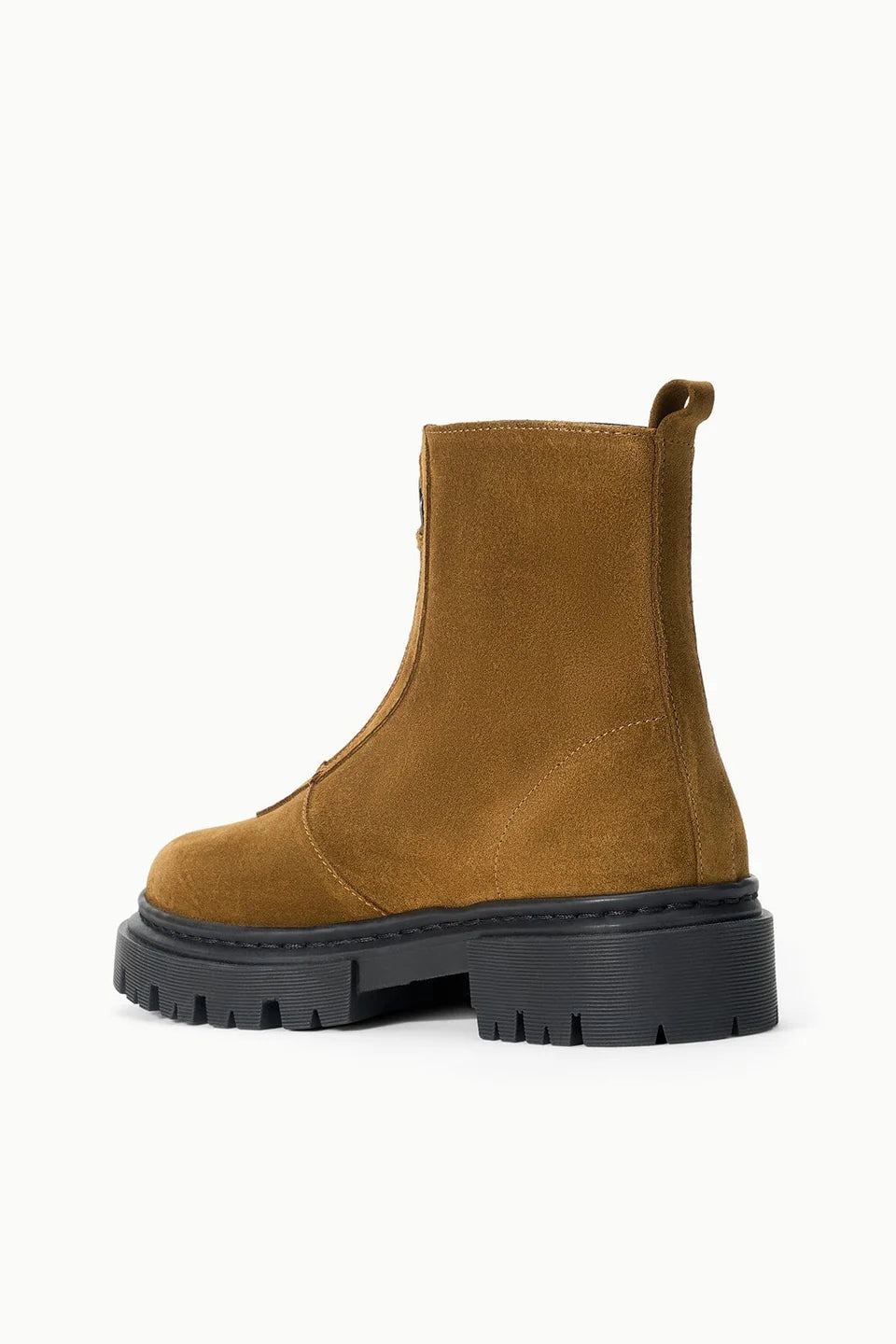 MILES ZIP ANKLE BOOT - CIGAR