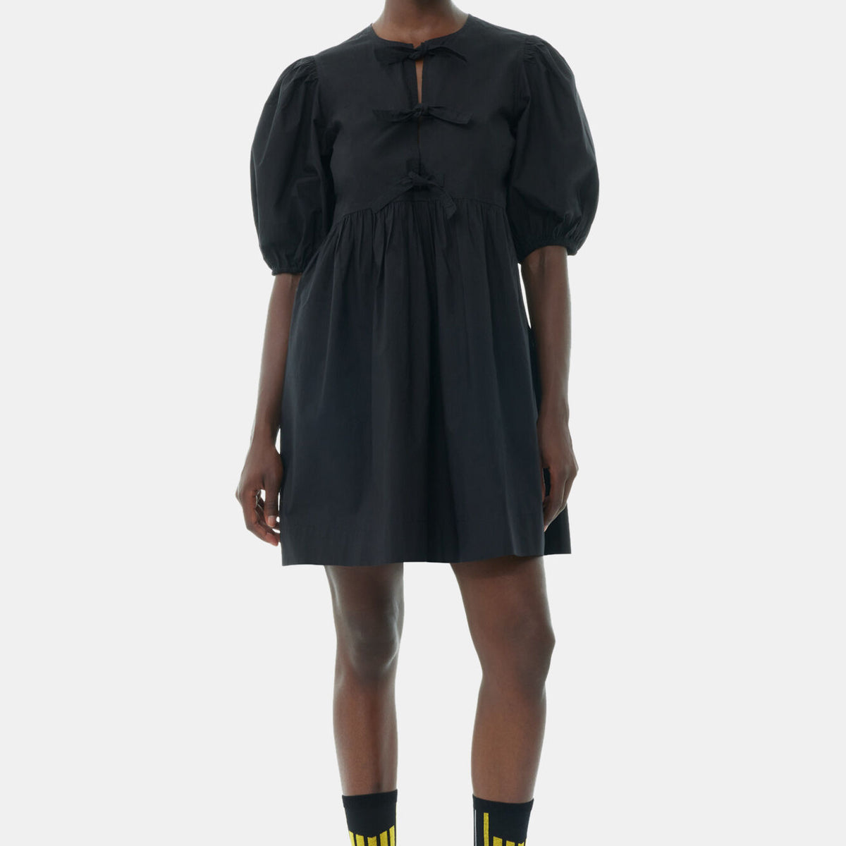 strappy denim dress Riviera Fitted Mini across neckline keeps the __demo_Older Color:Blush/Khaki Floral Gap Denim Maxi Dress