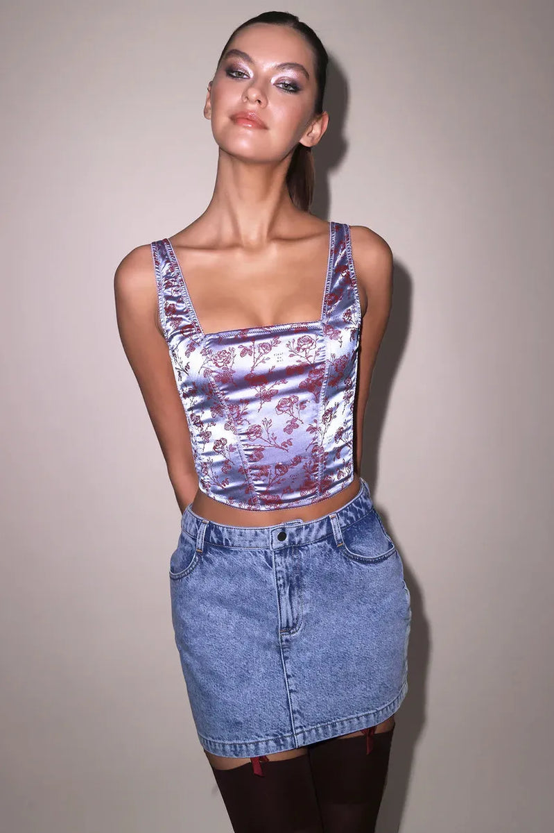 トップス FETICO ROSE JACQUARD BUSTIER トップス FETICO ROSE JACQUARD BUSTIER 25SS】FETICO