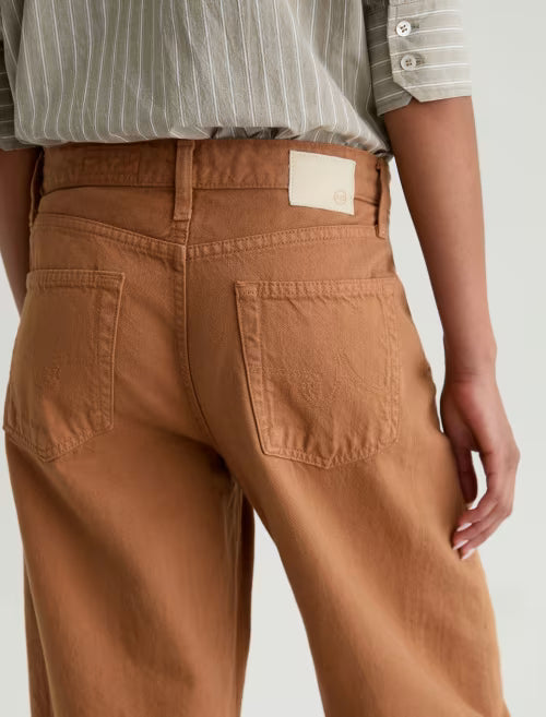 HATTIE CROP - HIGH RISE BARREL - GINGER