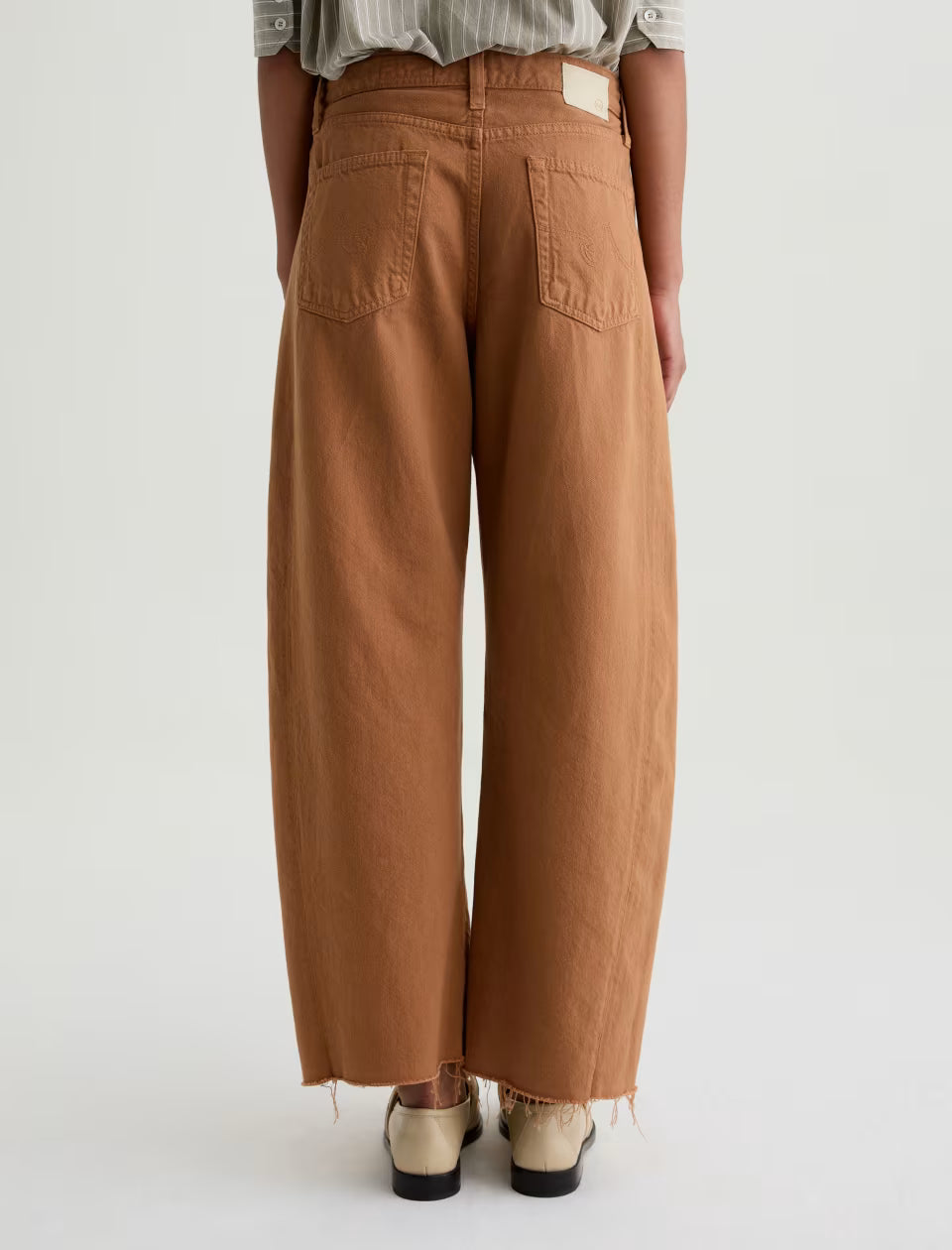 HATTIE CROP - HIGH RISE BARREL - GINGER