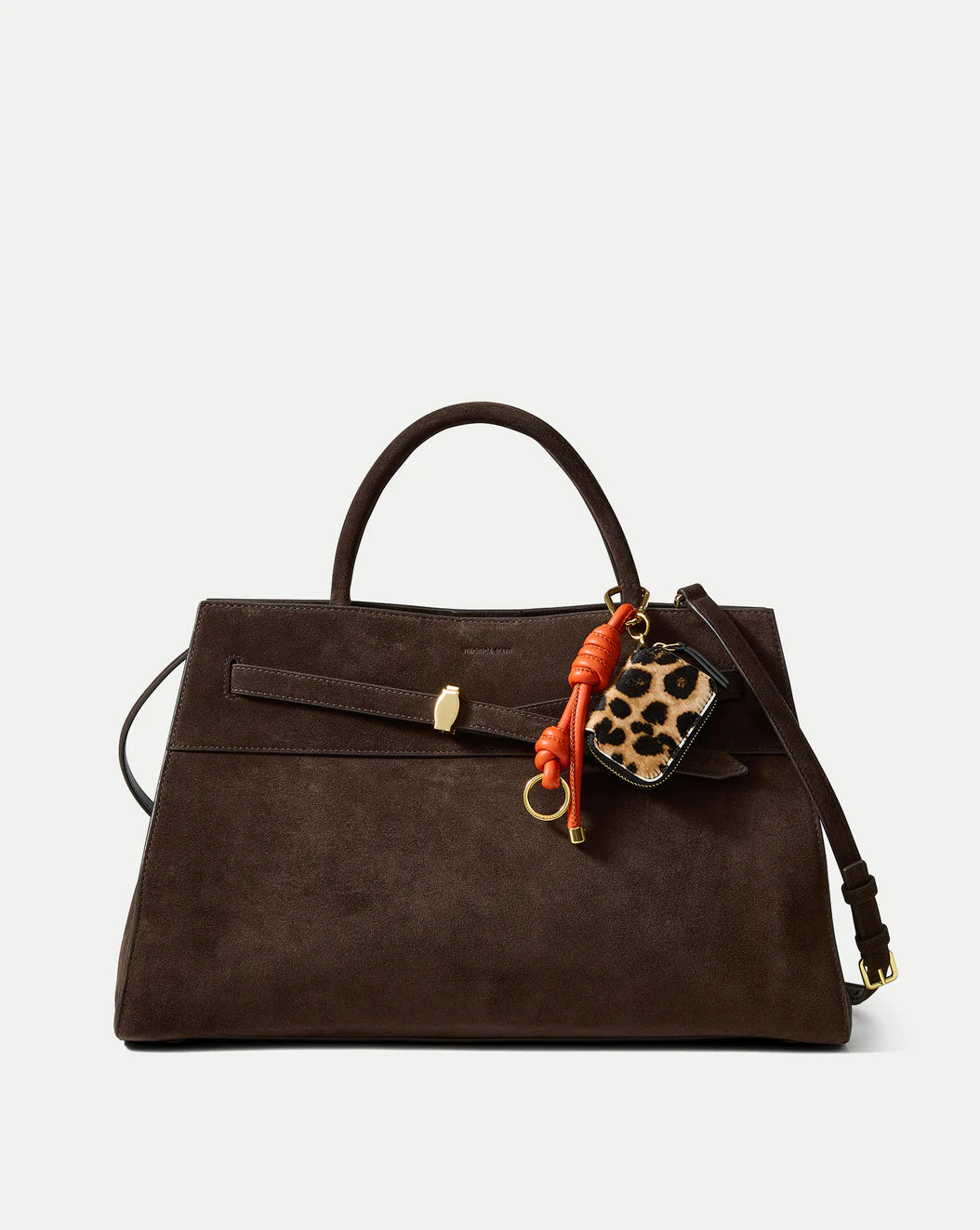 LEOPARD ZIP POUCH BAG CHARM