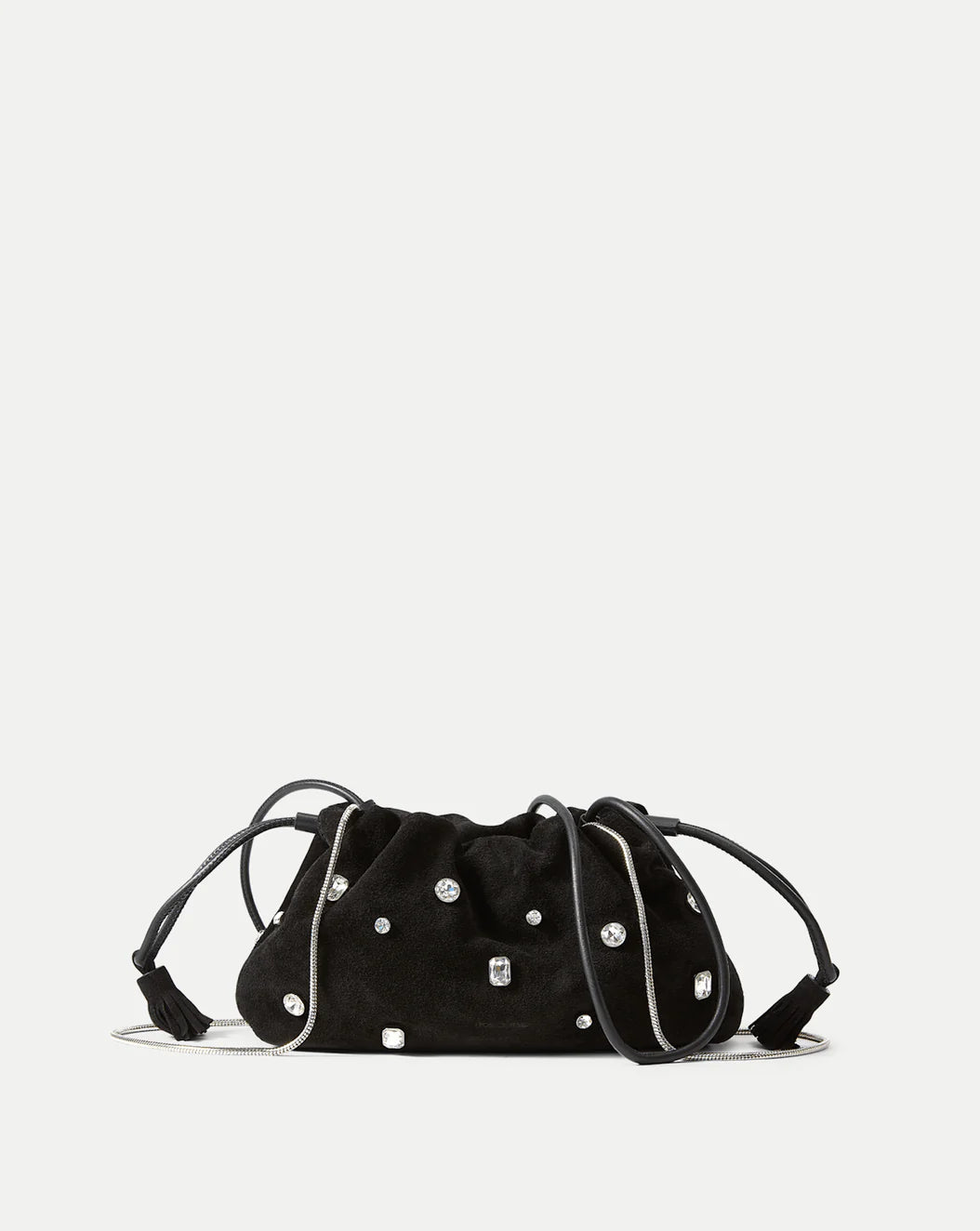 SMALL CRYSTAL VERONICA BEARD STASH BAG - BLACK