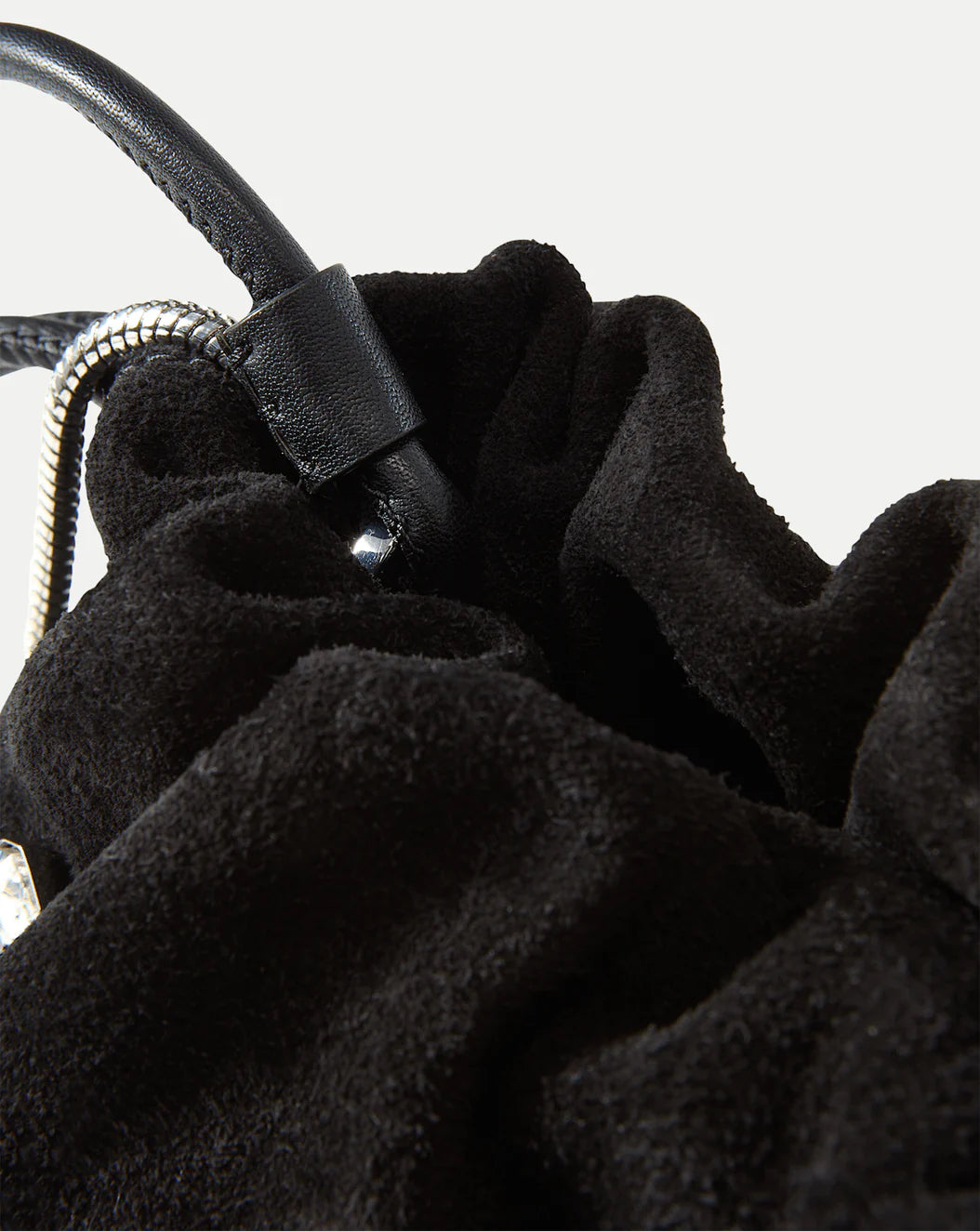 SMALL CRYSTAL VERONICA BEARD STASH BAG - BLACK