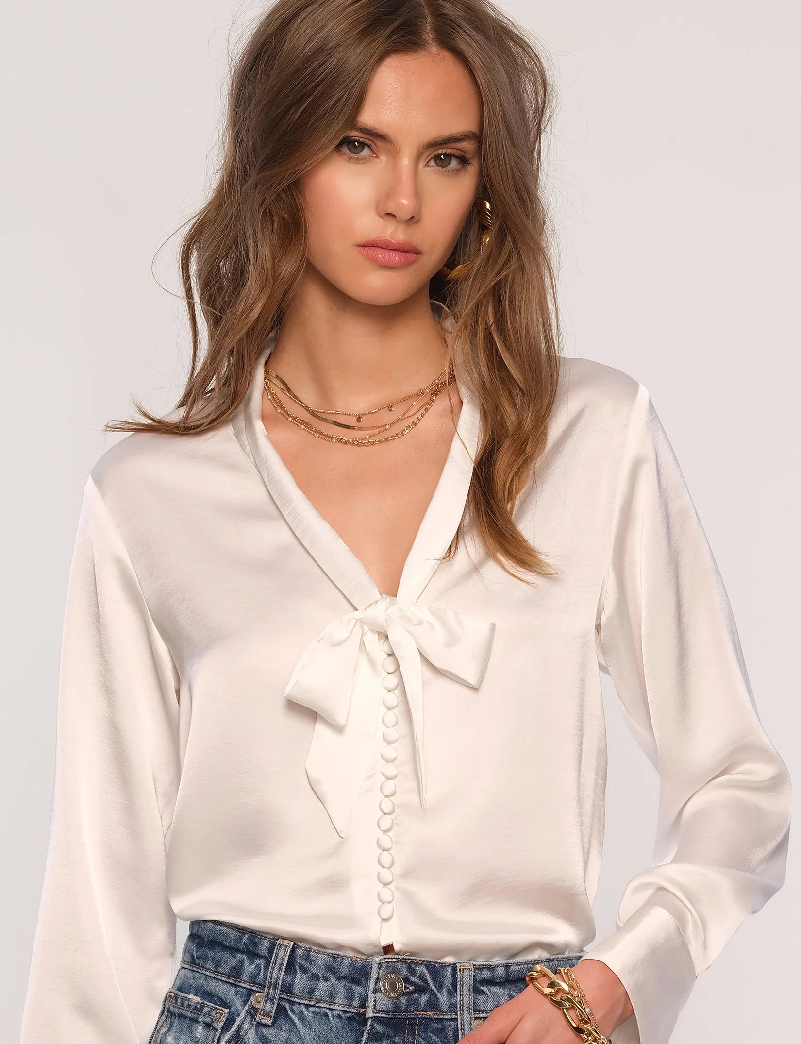 ADELINE TOP - IVORY