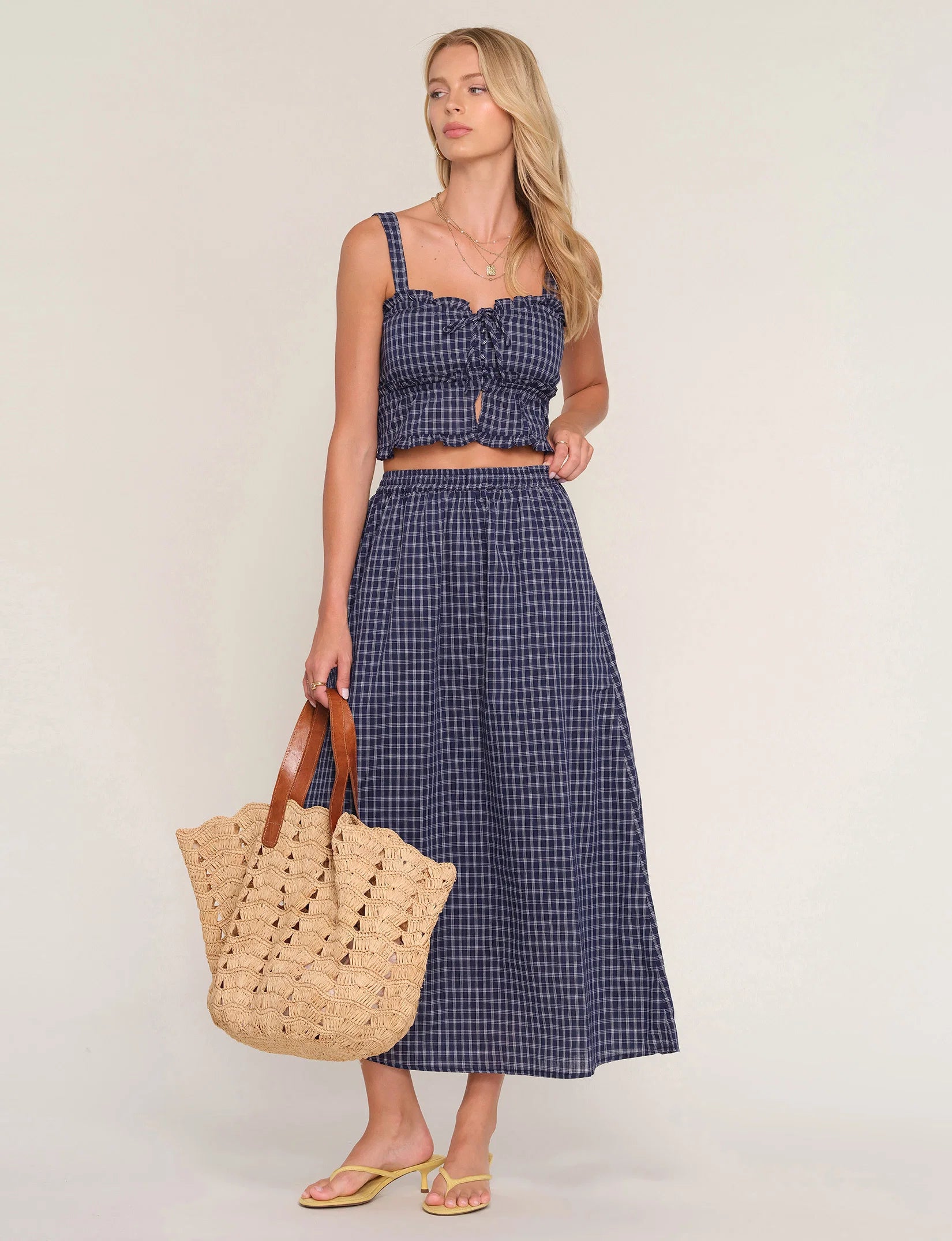 SHAWN SKIRT - INDIGO