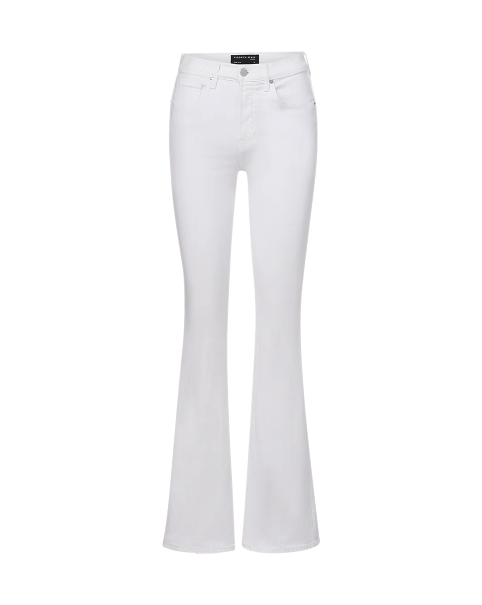 BEVERLY SKINNY-FLARE JEAN - WHITE