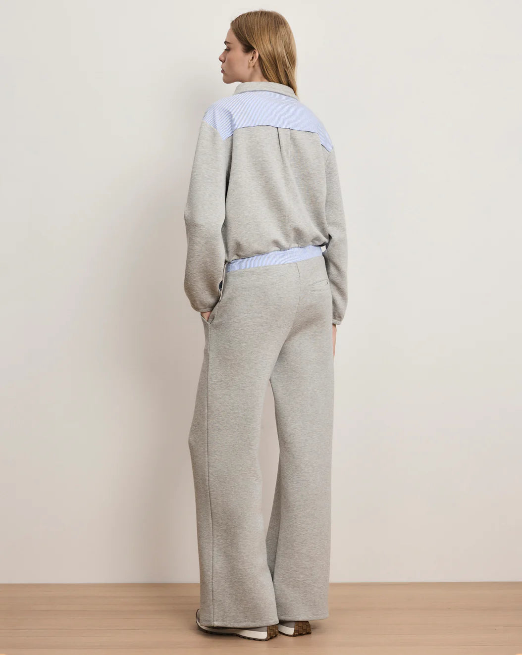 STELLANT STRETCH SCUBA JACKET - LIGHT HEATHER GREY