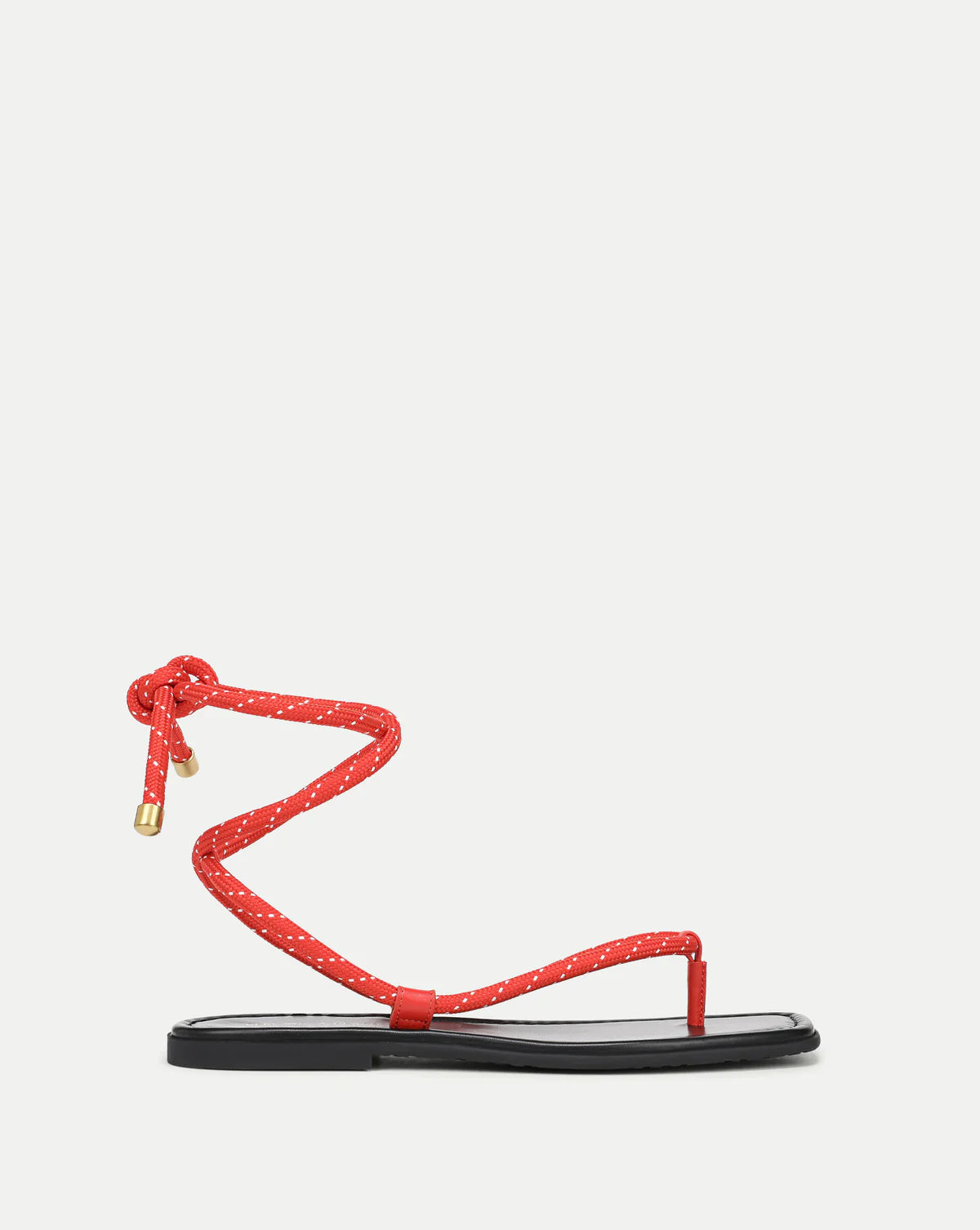 CARMINA WRAP SANDAL - FLAME RED