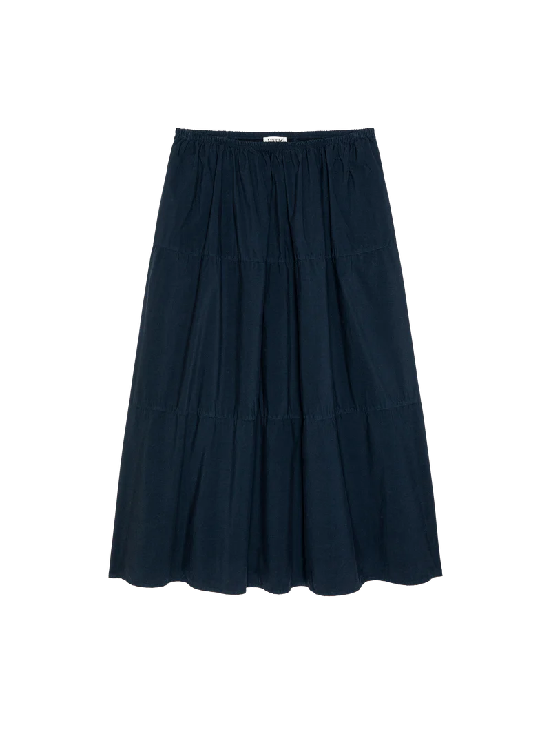 KARIN TIERED SKIRT - NIGHT SKY