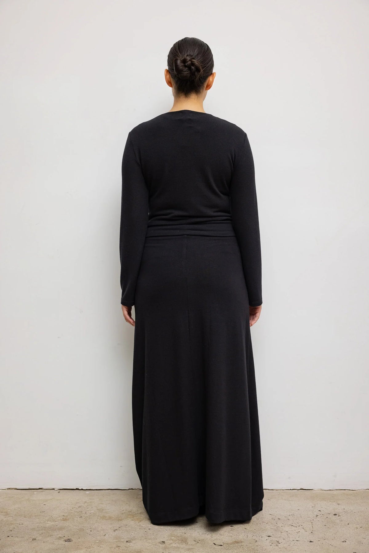 LAUREN CROP CARDIGAN II - BLACK