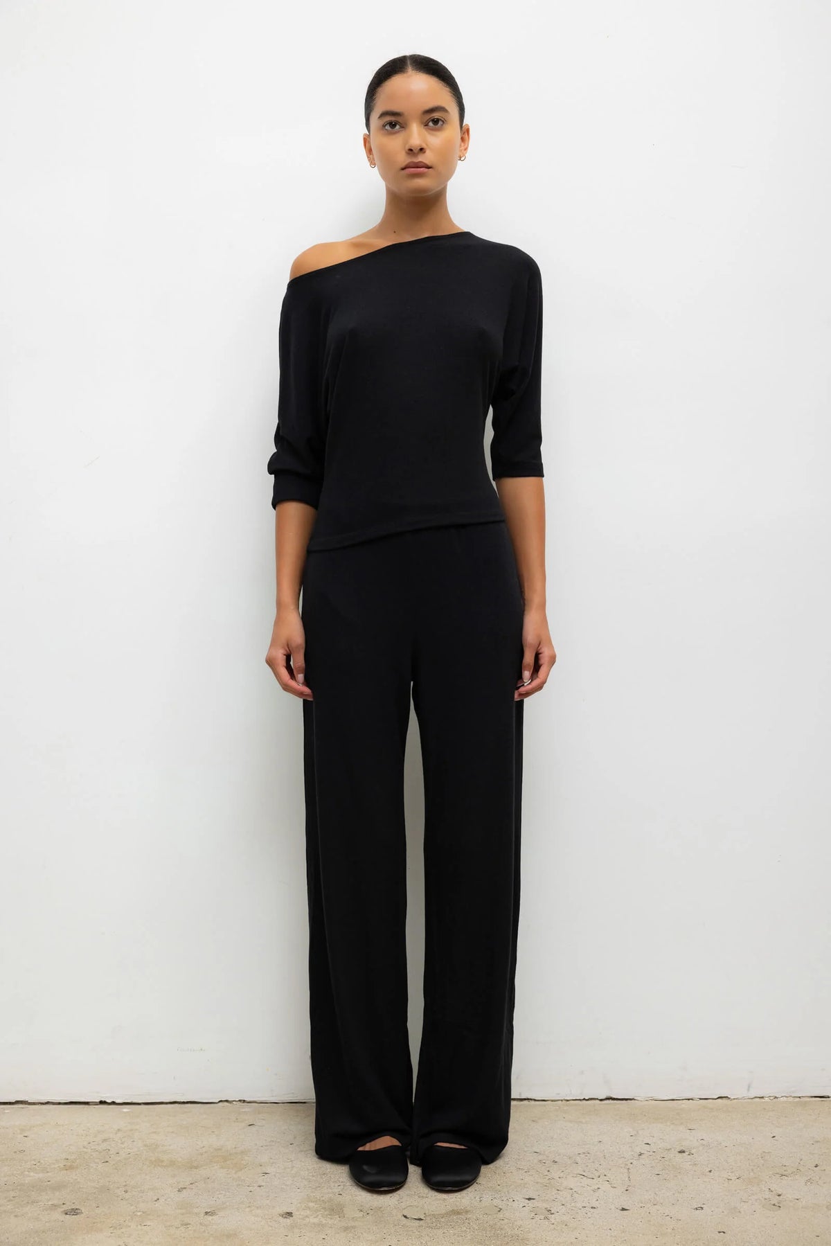 LAUREN POCKET PANT - BLACK
