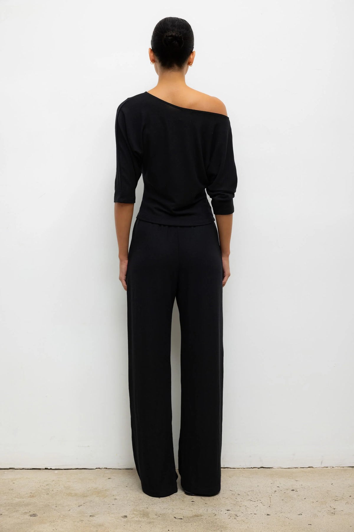 LAUREN POCKET PANT - BLACK