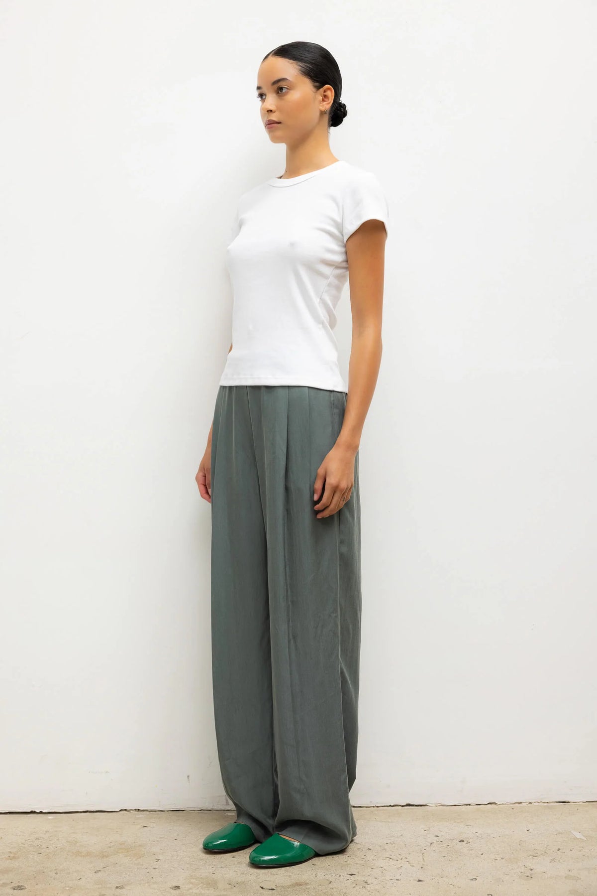 NANDO SLIM FIT TEE - WHITE