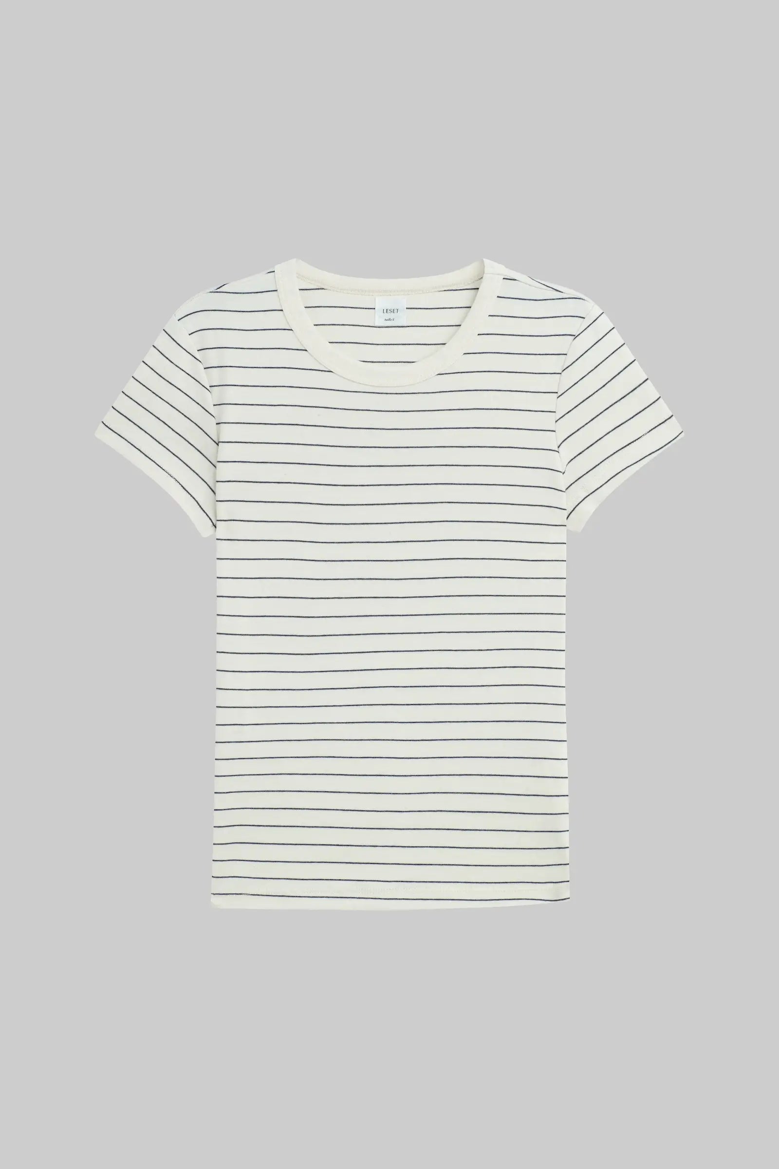NANDO STRIPE SLIM FIT TEE - CLASSIC/MIDNIGHT STRIPE