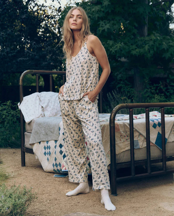 THE JERSEY EASY SLEEP PANT - INDIGO ROSE