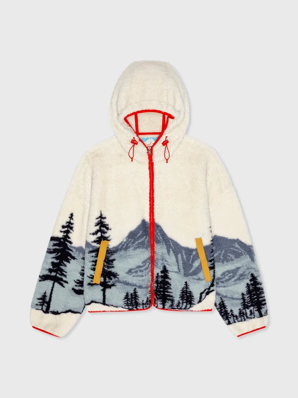 THE PLUSH HORIZON FULL ZIP - SNOWCAP VIEW