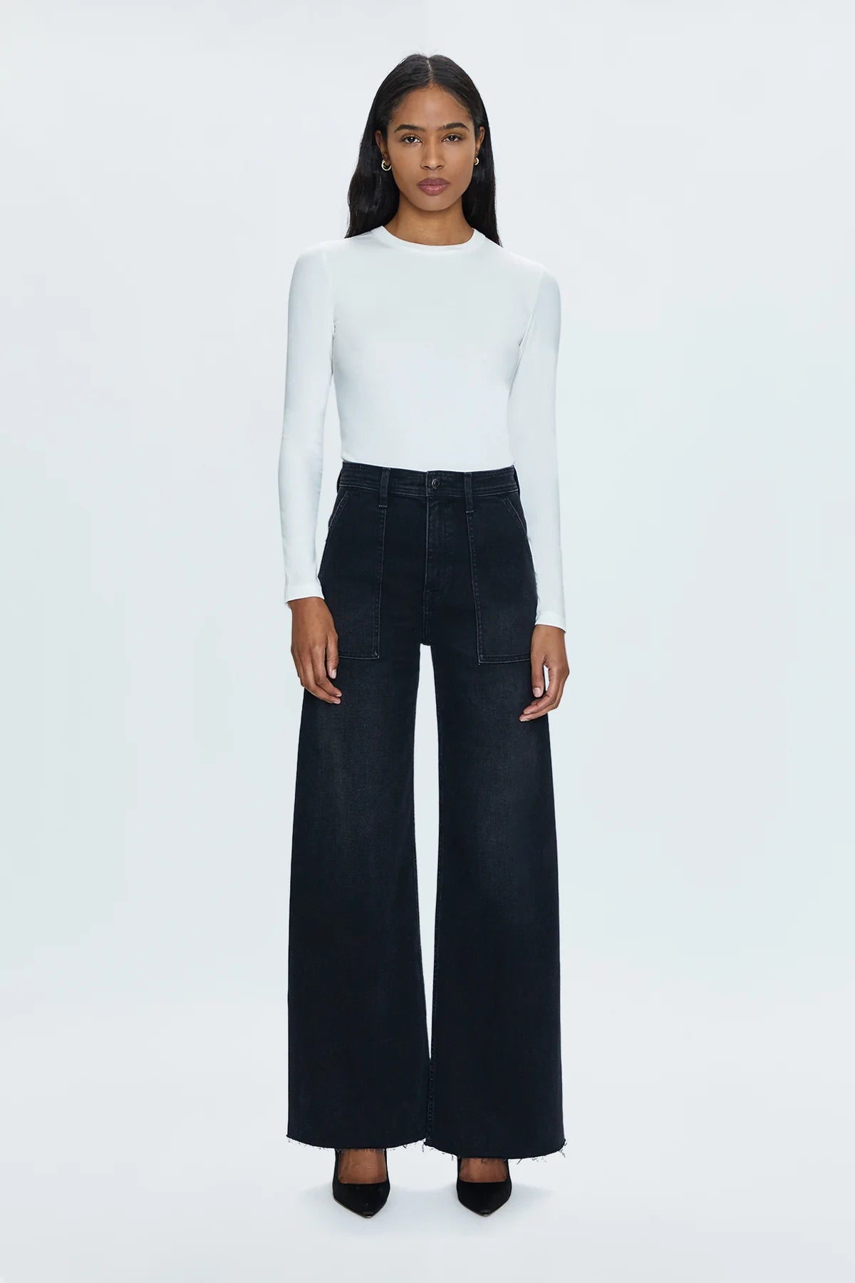 PENNY HIGH RISE WIDE JEAN - COLLINS