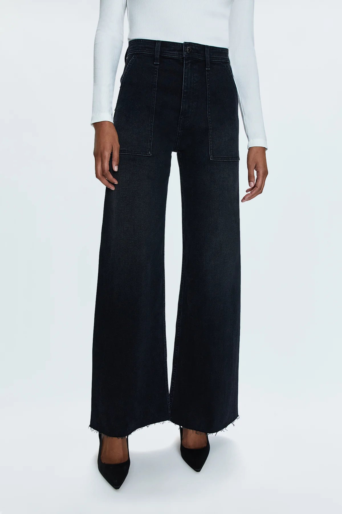 PENNY HIGH RISE WIDE JEAN - COLLINS