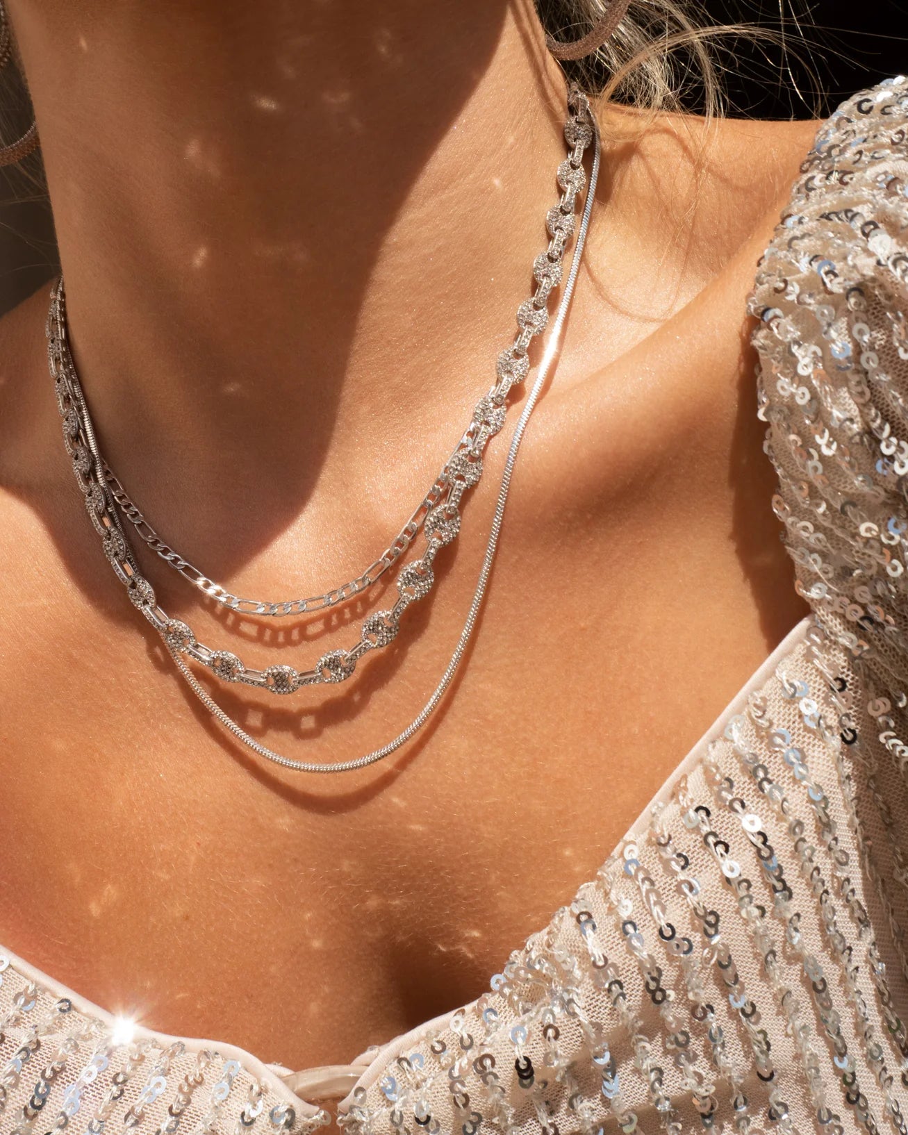 CECILIA CHAIN NECKLACE - SILVER